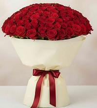 Букет 101 Красная роза Милано в Унече
