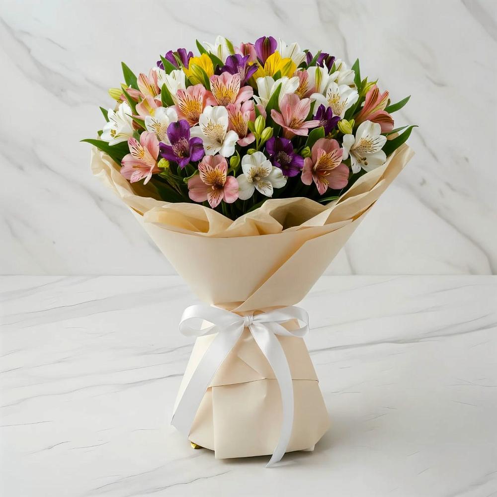 Букет цветов из: Альстромерии в Унече