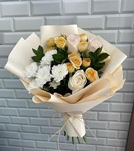 Букет цветов из:  Розы и Хризантемы в Унече