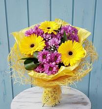 Букет цветов из:  Хризантемы и Герберы в Унече