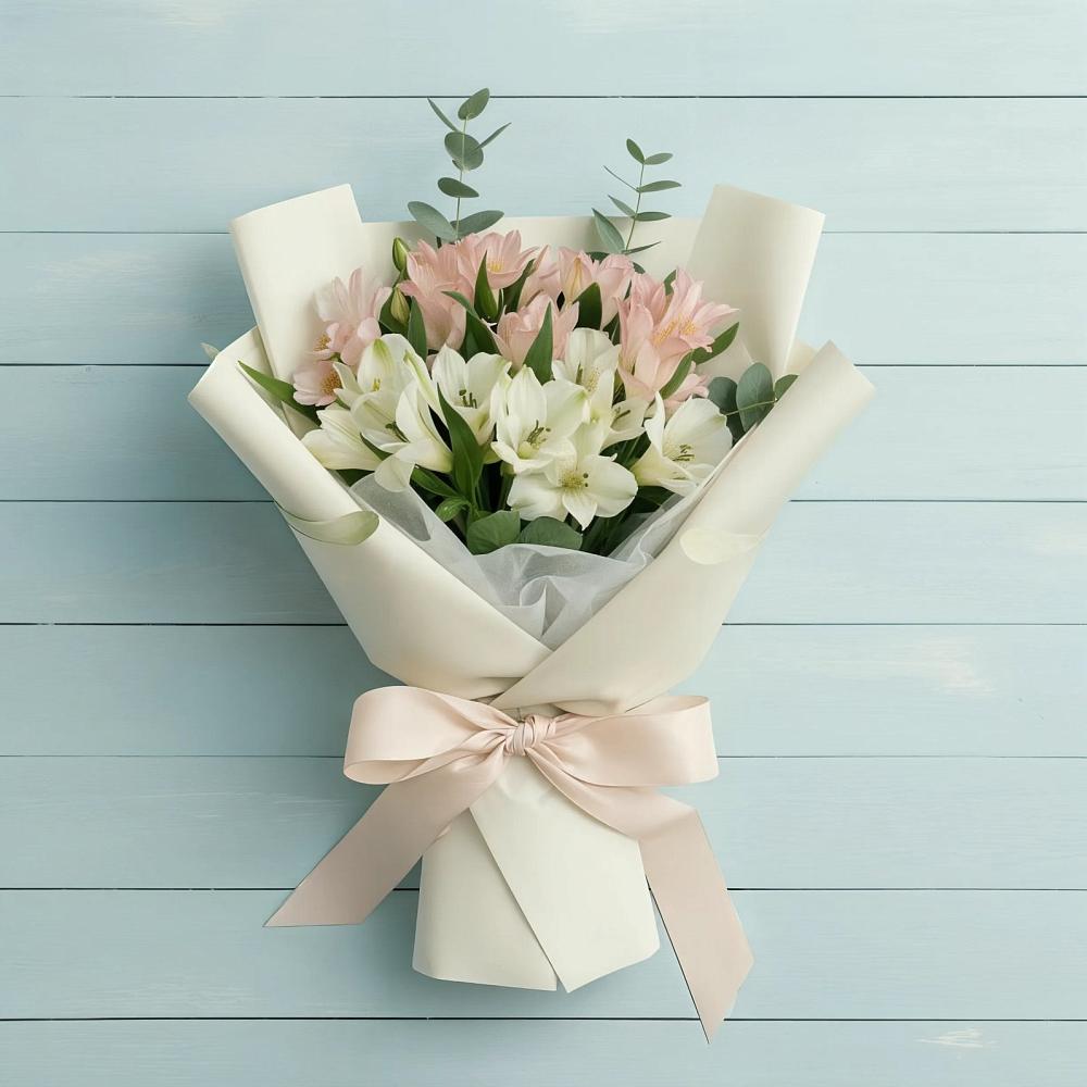 Букет цветов из: Альстромерии в Унече