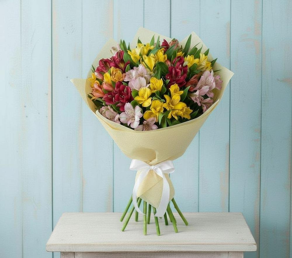 Букет цветов из: Альстромерии в Унече