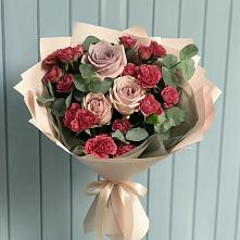 Букет цветов из:  Гвоздики и Розы в Унече