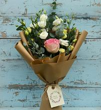 Букет цветов из:  Розы и Лизиантусы #REPLACE_PRED# Унече