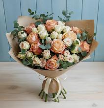 Букет цветов из:  Альстромерии и Розы в Унече