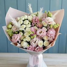 Букет цветов из:  Альстромерии и Розы в Унече